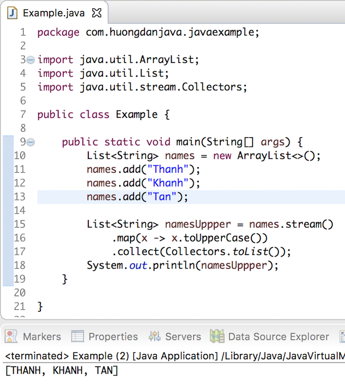 Convert an object into another type using Lambda Expression and Stream in Java