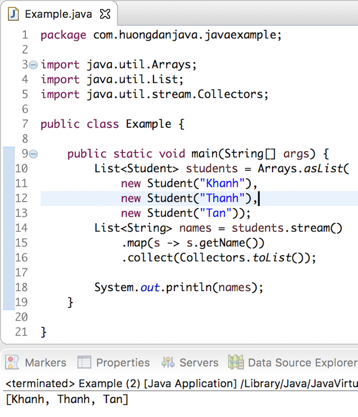 Convert an object into another type using Lambda Expression and Stream in Java