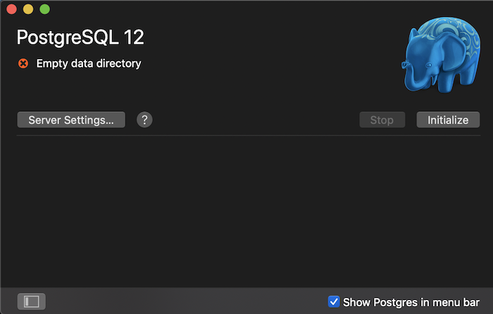 Install PostgreSQL server using Postgres.app on macOS