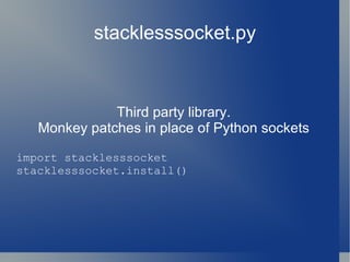 Lightweight threading? 