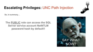Escalating Privileges: UNC Path Injection
 