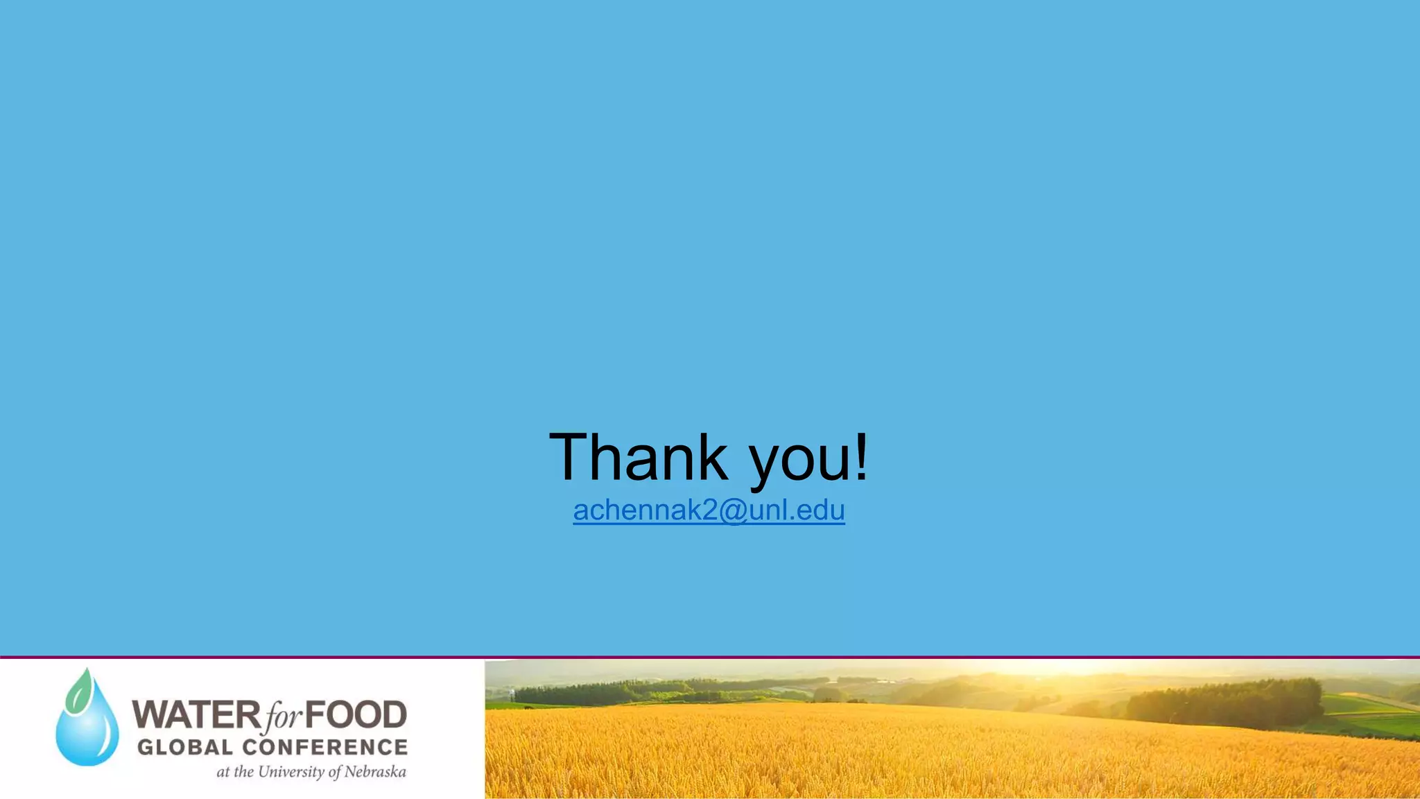 Thank you!
achennak2@unl.edu
 