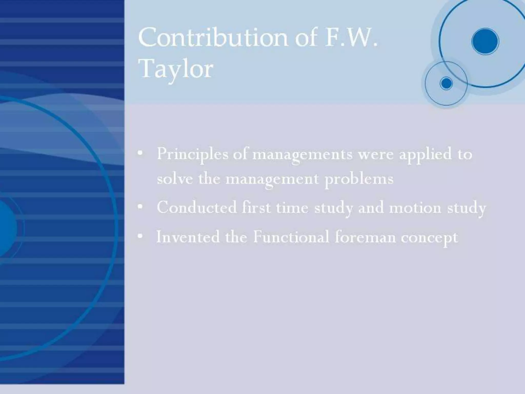 Development of management thought
