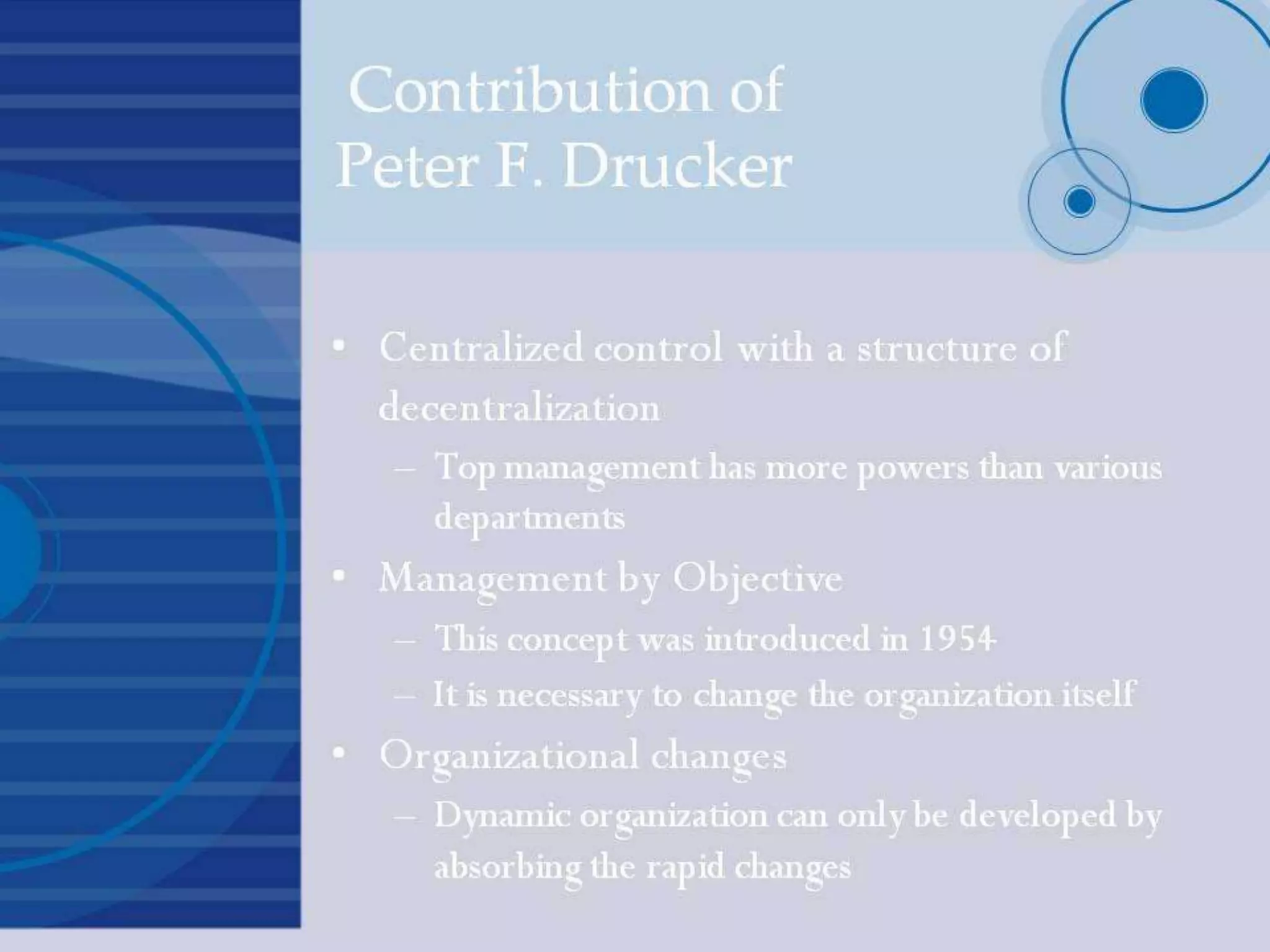 Development of management thought