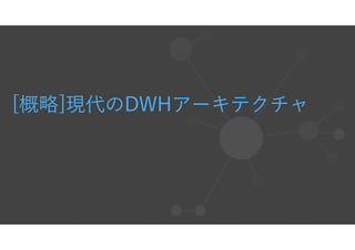 [概略]現代のDWHアーキテクチャ
 