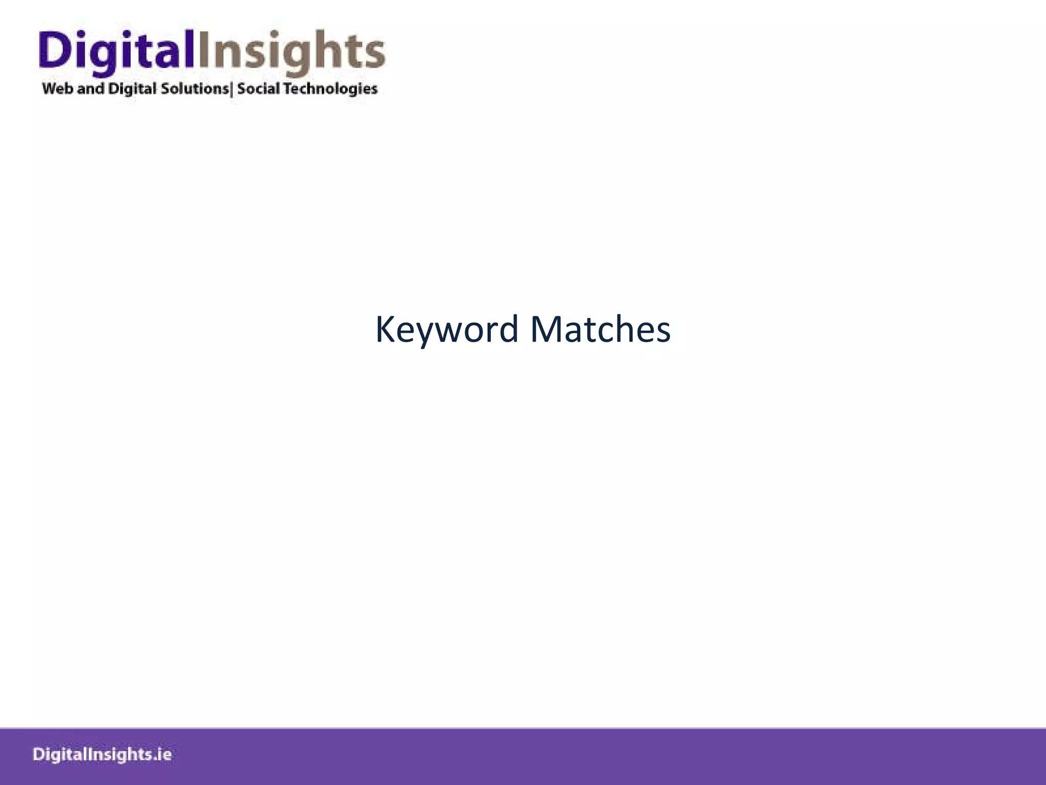 Keyword Matches 
