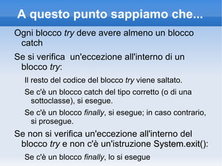 Chiamate ai metodi oggetto2.metodo () oggetto1.metodo () Classe.main() 