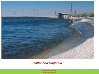 Salton Sea California
@Hassan Z. Harraz
Evaporite Deposits
28
 