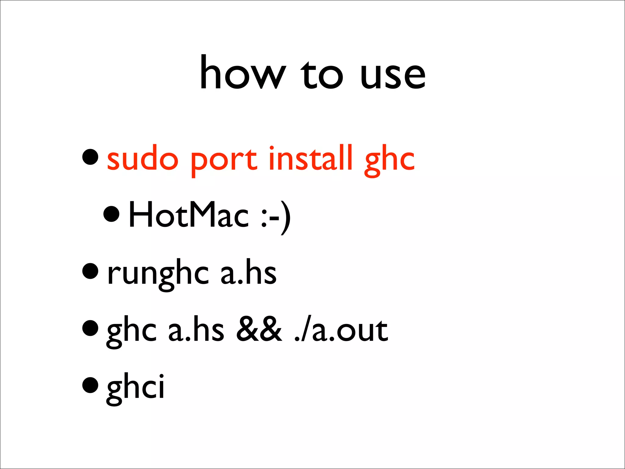 From Javascript To Haskell