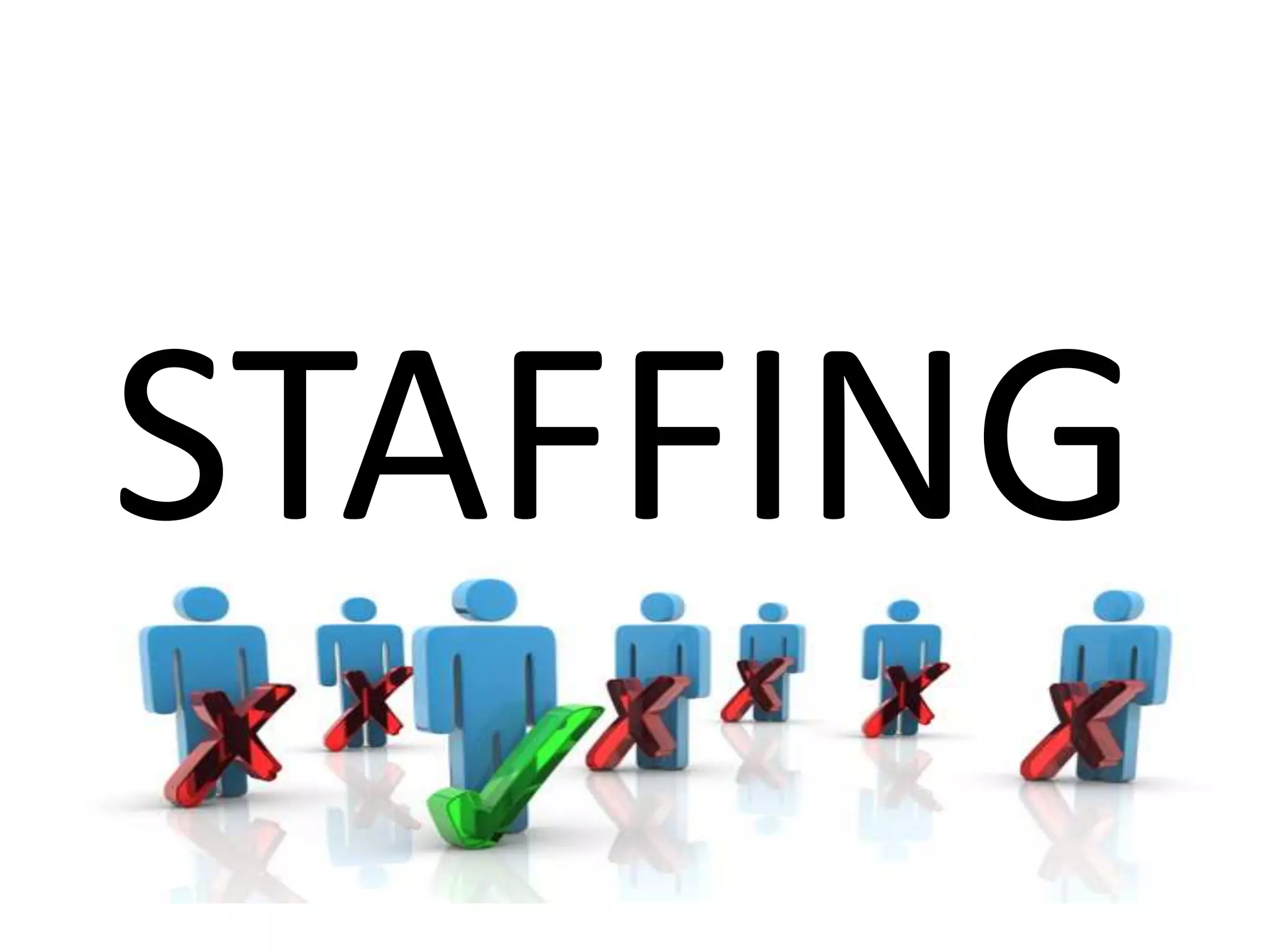 STAFFING
 