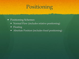 HTML and CSS part 3