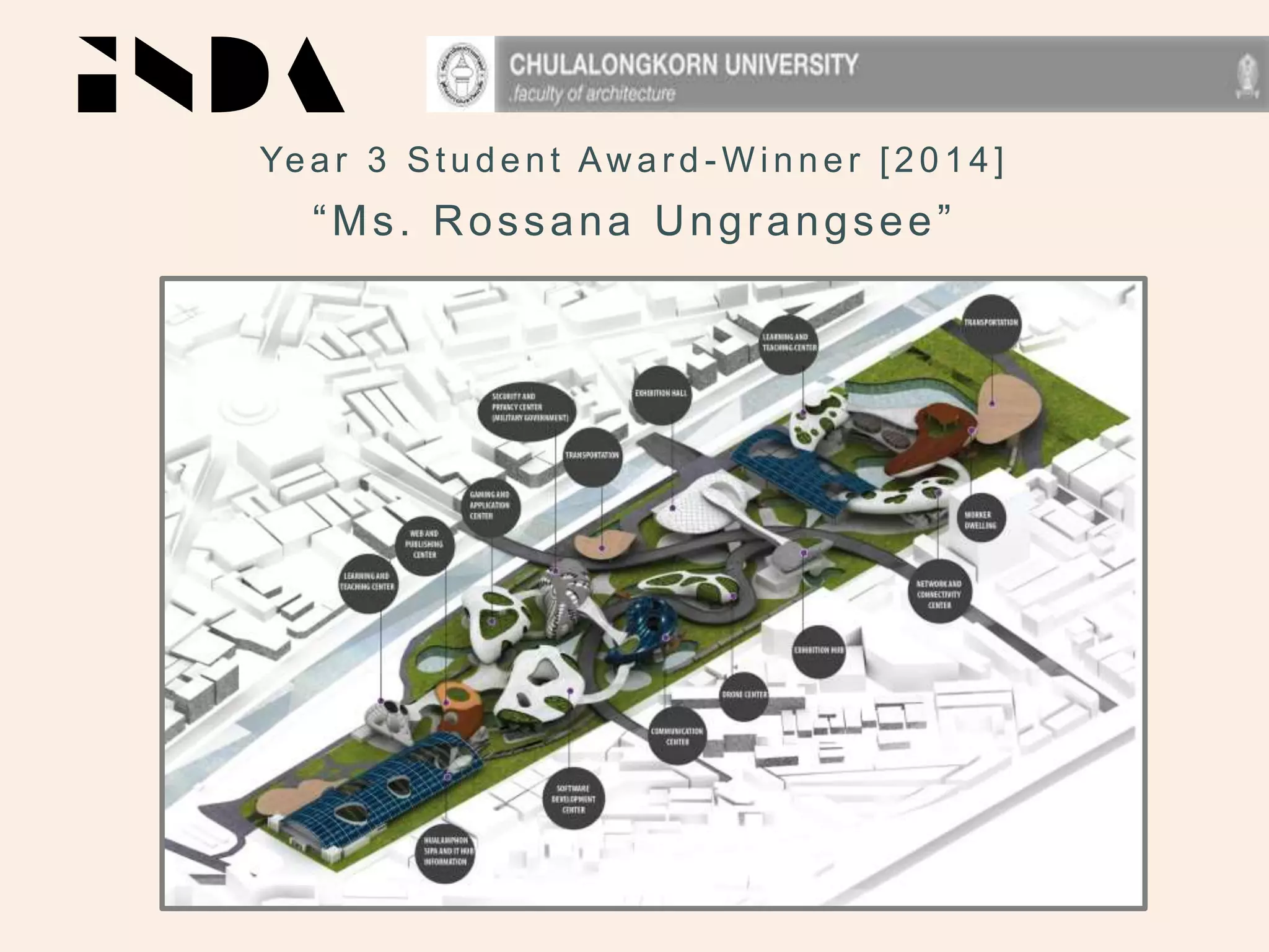 Year 3 Student Aw ar d - W inner [2014]
“Ms. Rossana Ungrangsee”
 