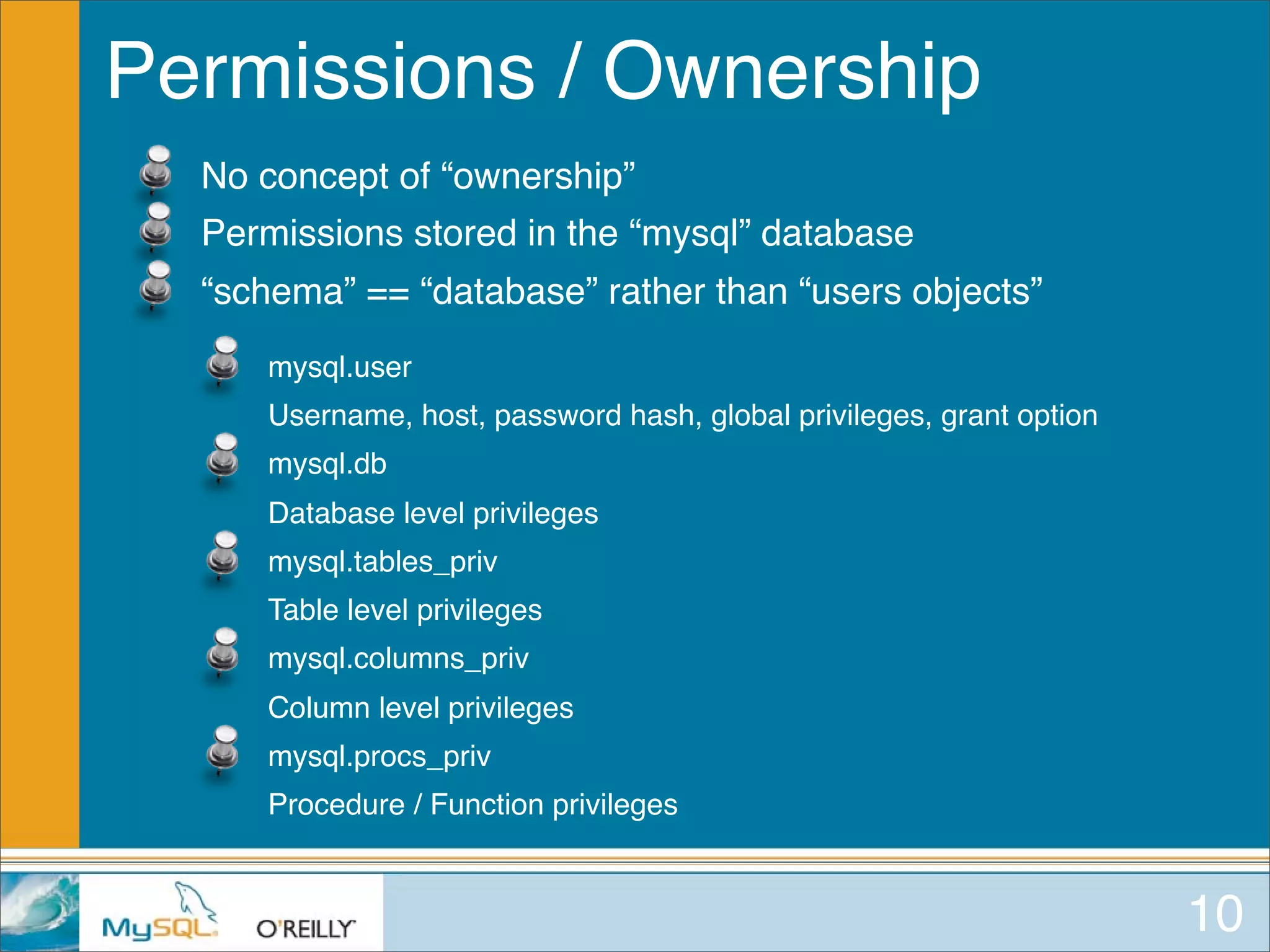 MySQL for Oracle DBAs