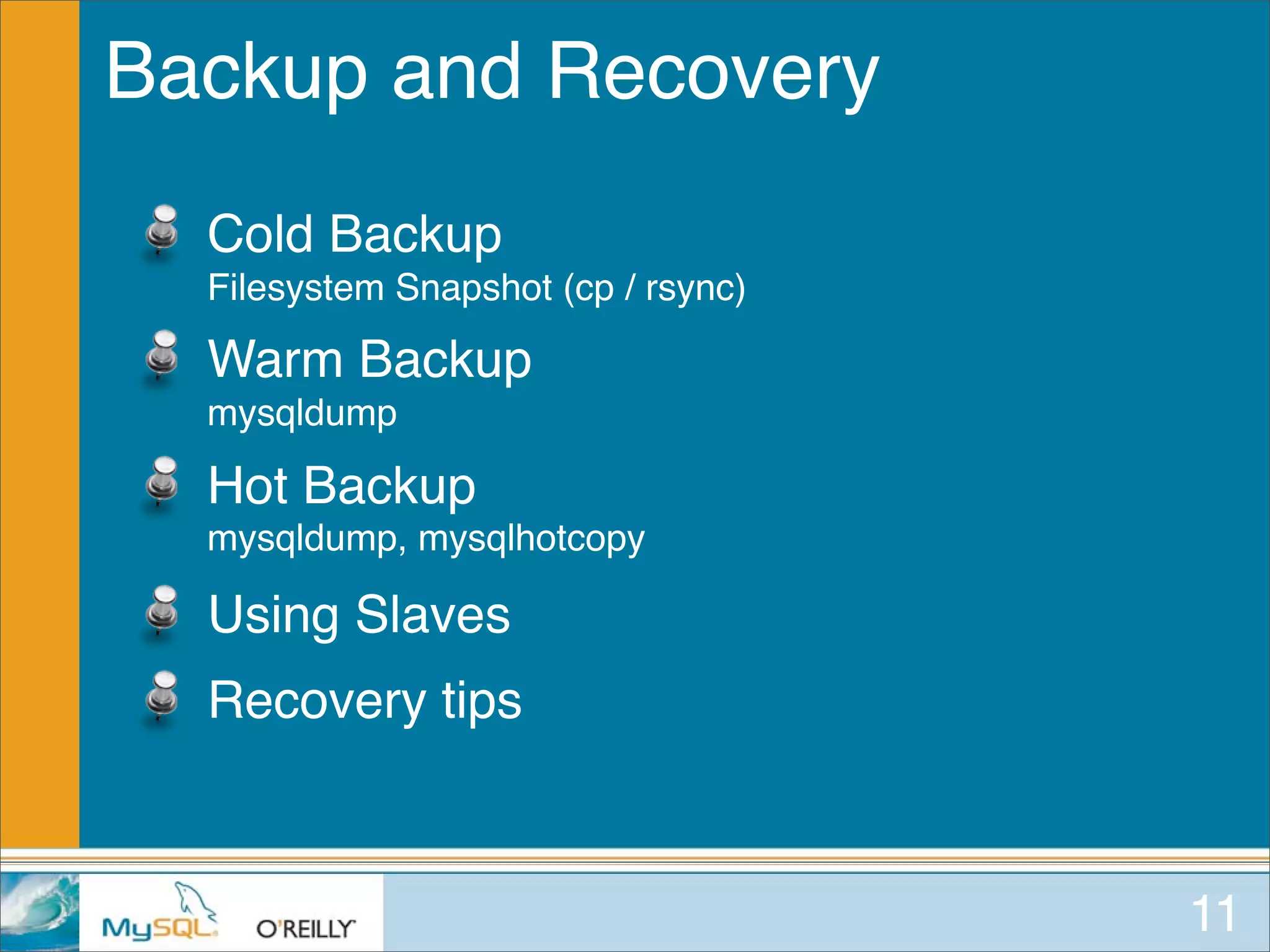 MySQL for Oracle DBAs