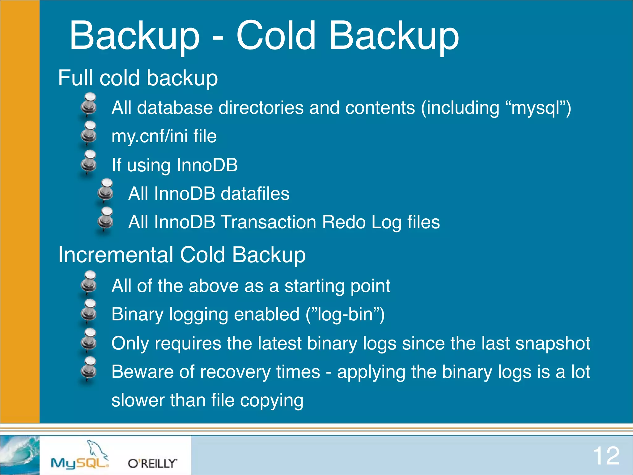 MySQL for Oracle DBAs