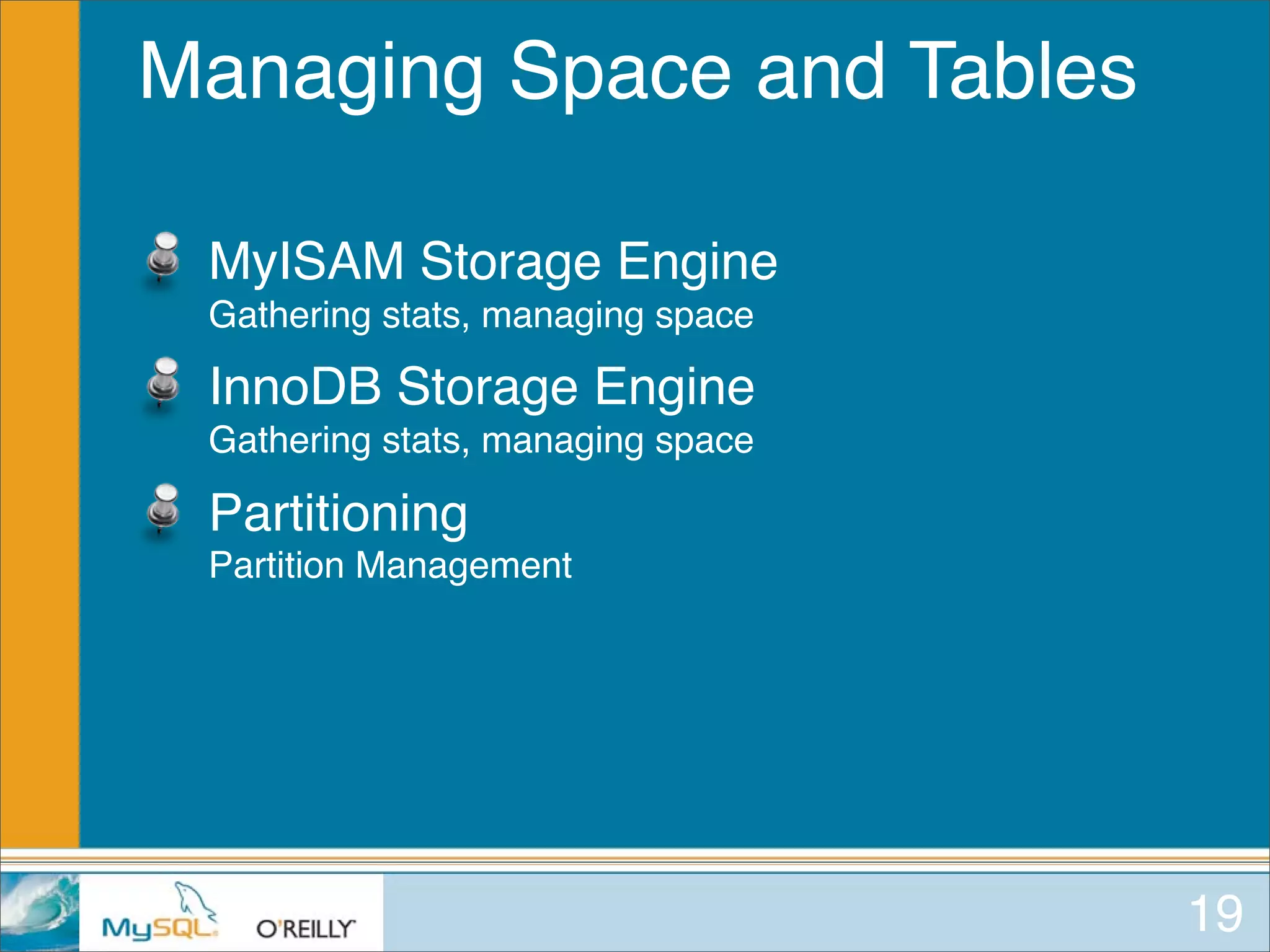 MySQL for Oracle DBAs