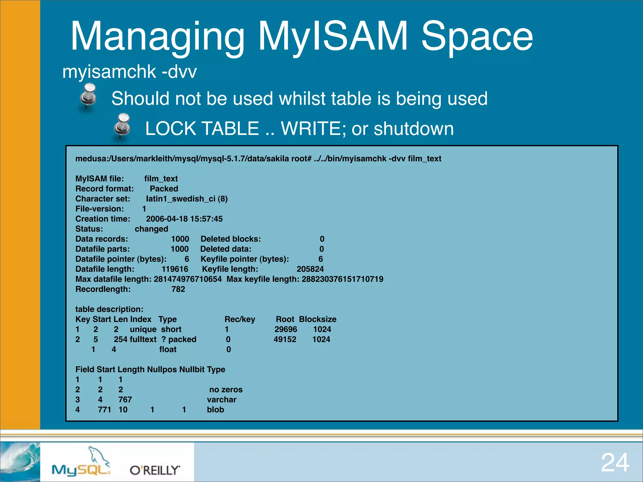 MySQL for Oracle DBAs