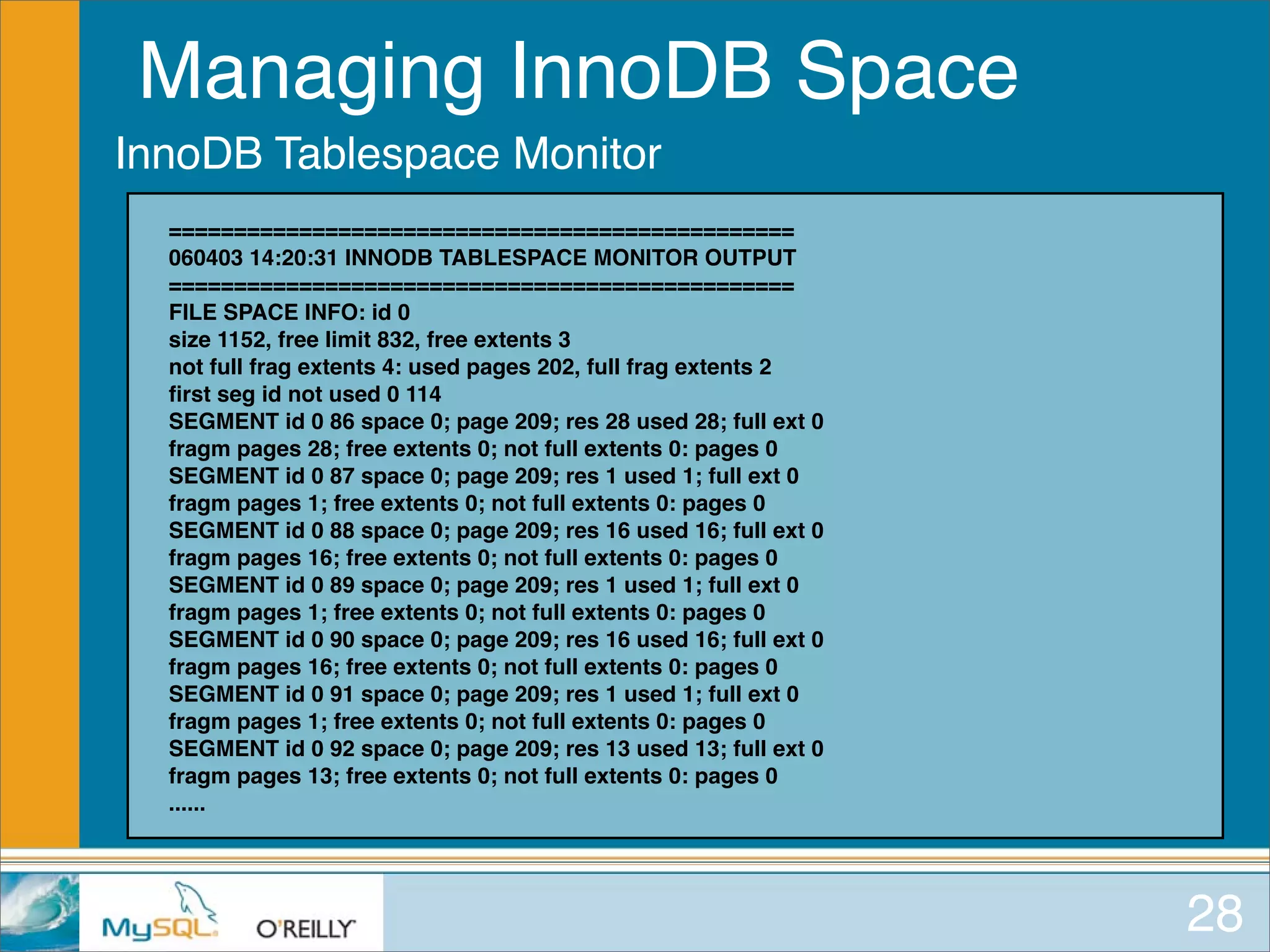MySQL for Oracle DBAs