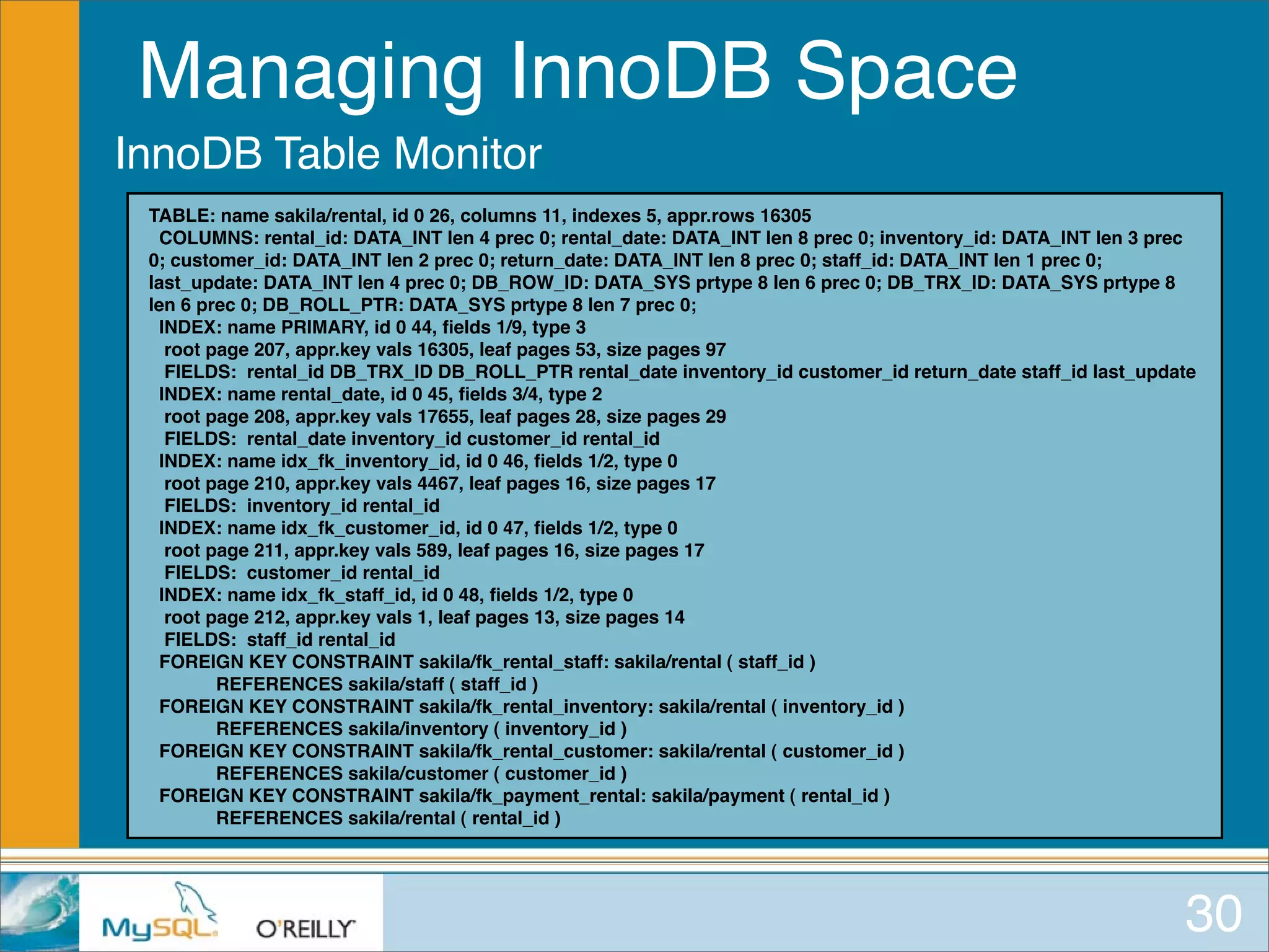 MySQL for Oracle DBAs