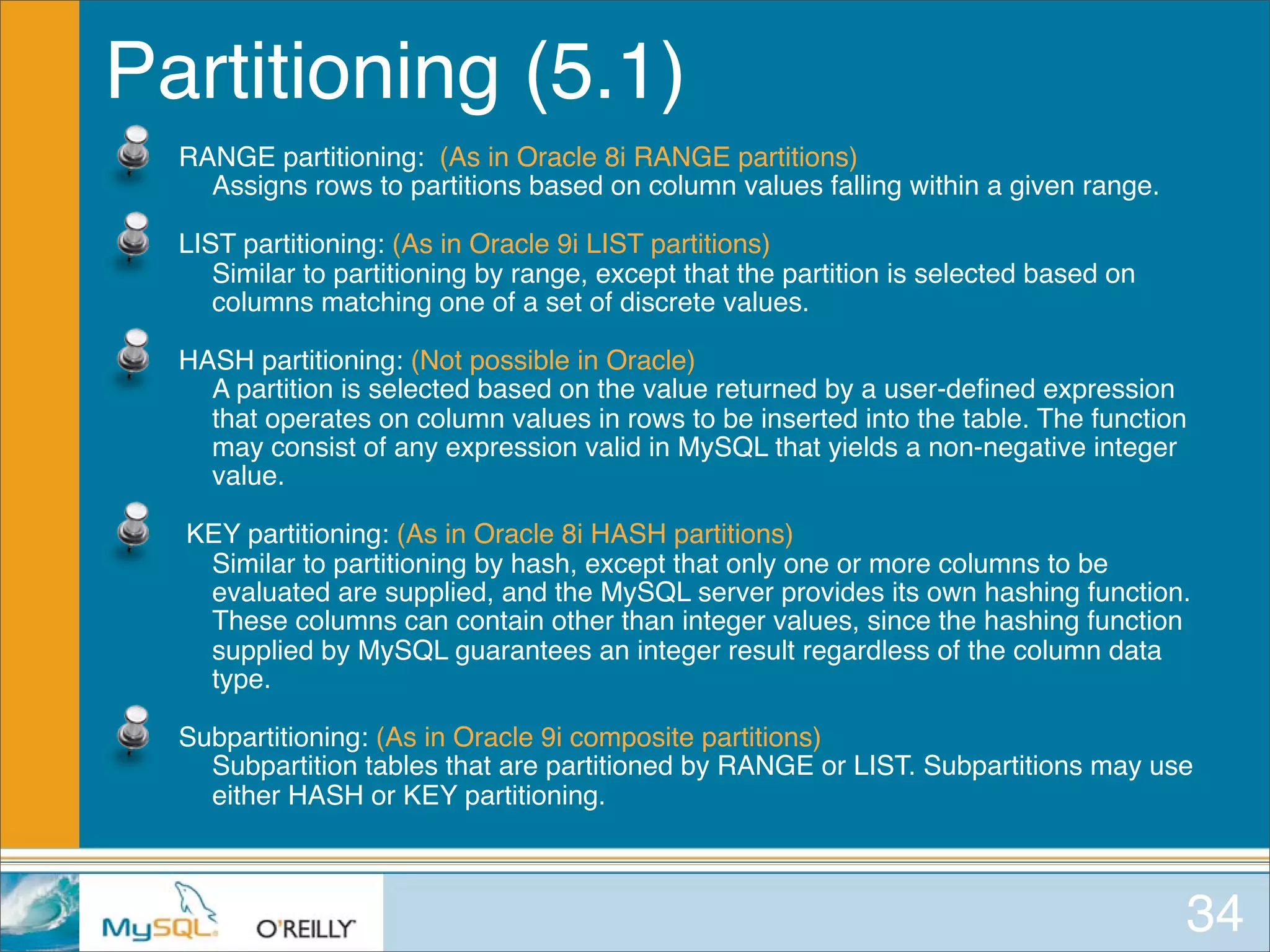 MySQL for Oracle DBAs