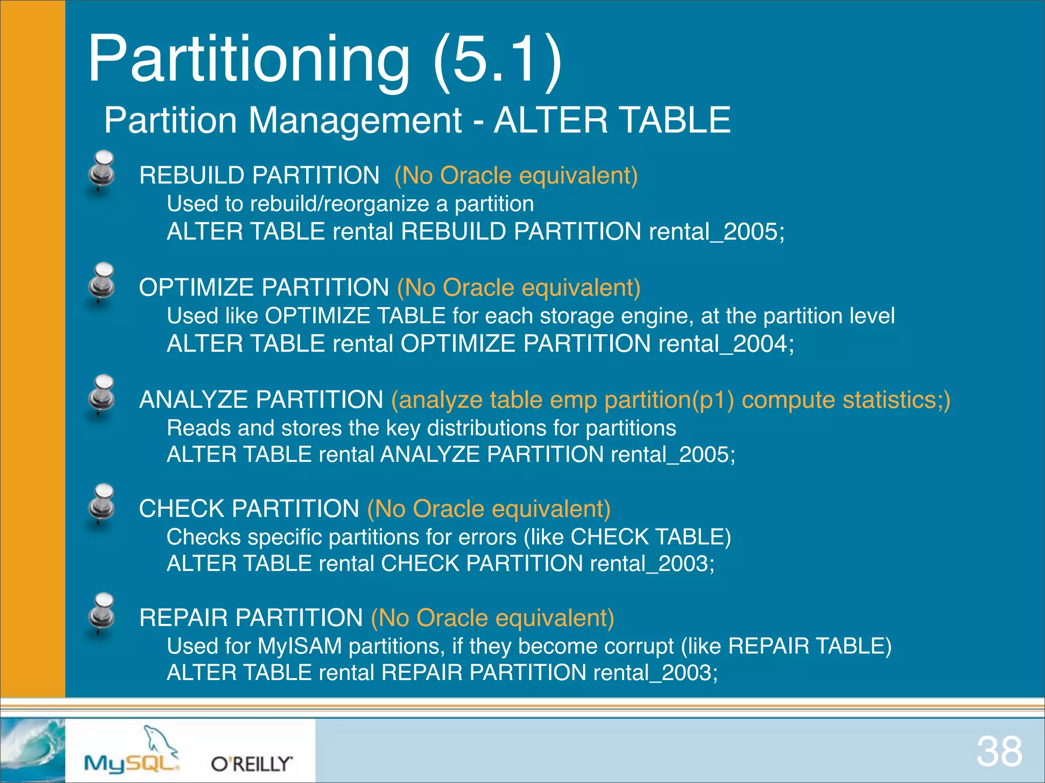 MySQL for Oracle DBAs