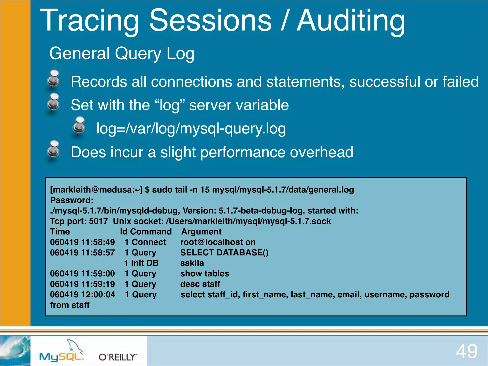 MySQL for Oracle DBAs