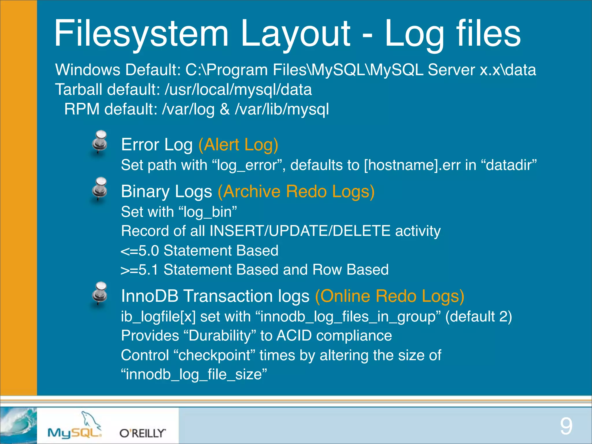 MySQL for Oracle DBAs