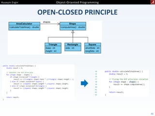 OPEN-CLOSED PRINCIPLE
46
 