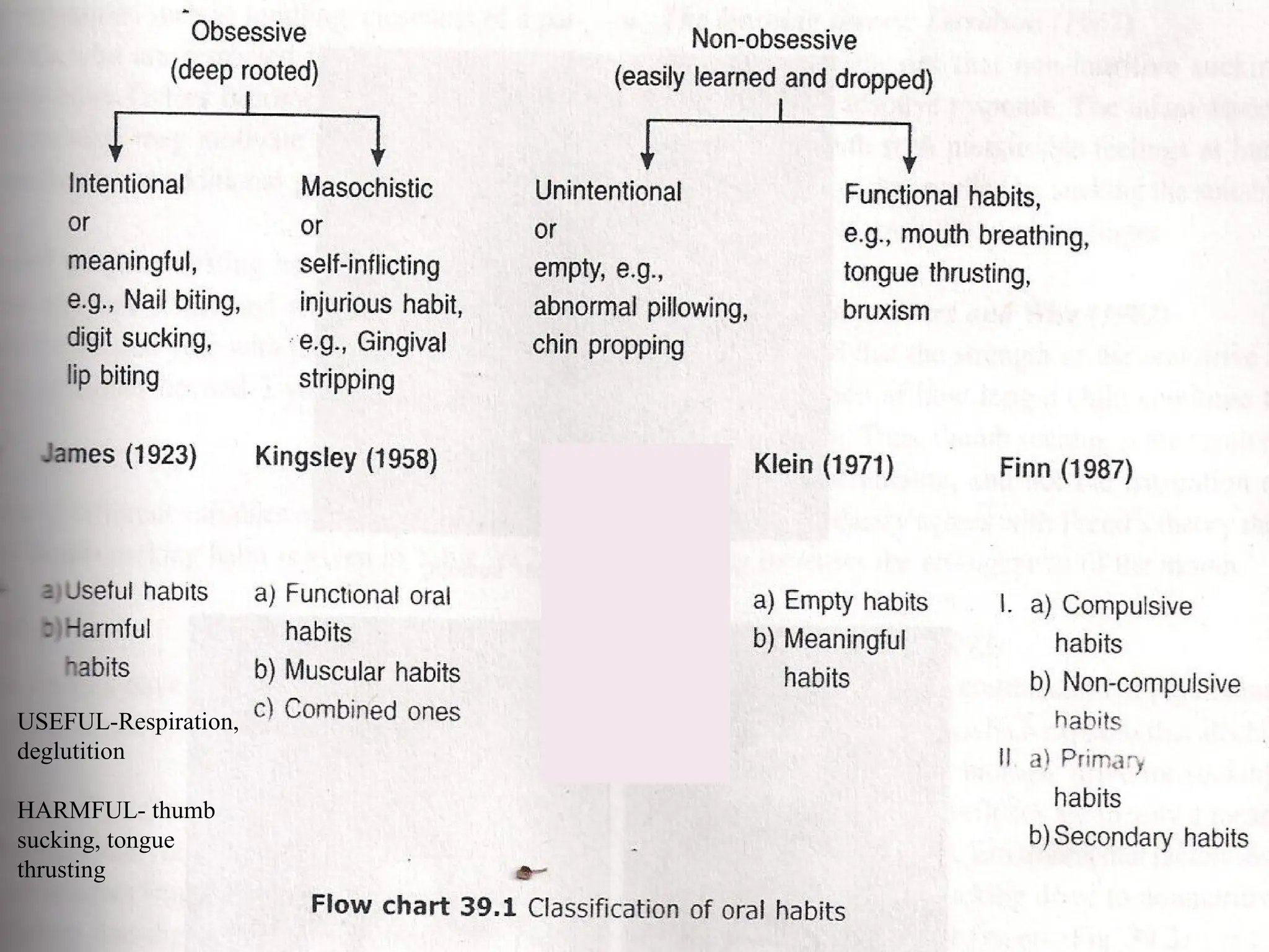 USEFUL-Respiration,
deglutition
HARMFUL- thumb
sucking, tongue
thrusting
 