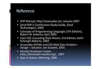 PHP on AJAX