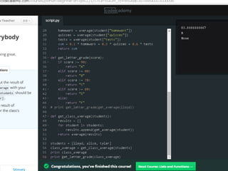 Python programming lab12