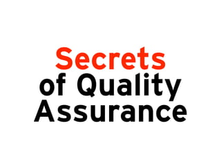 Secrets of JavaScript Libraries