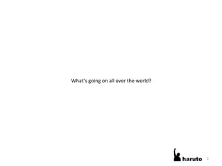 What’s going on all over the world?




                                      haruto   2
 