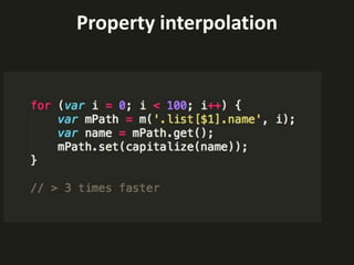 Property interpolation 
 