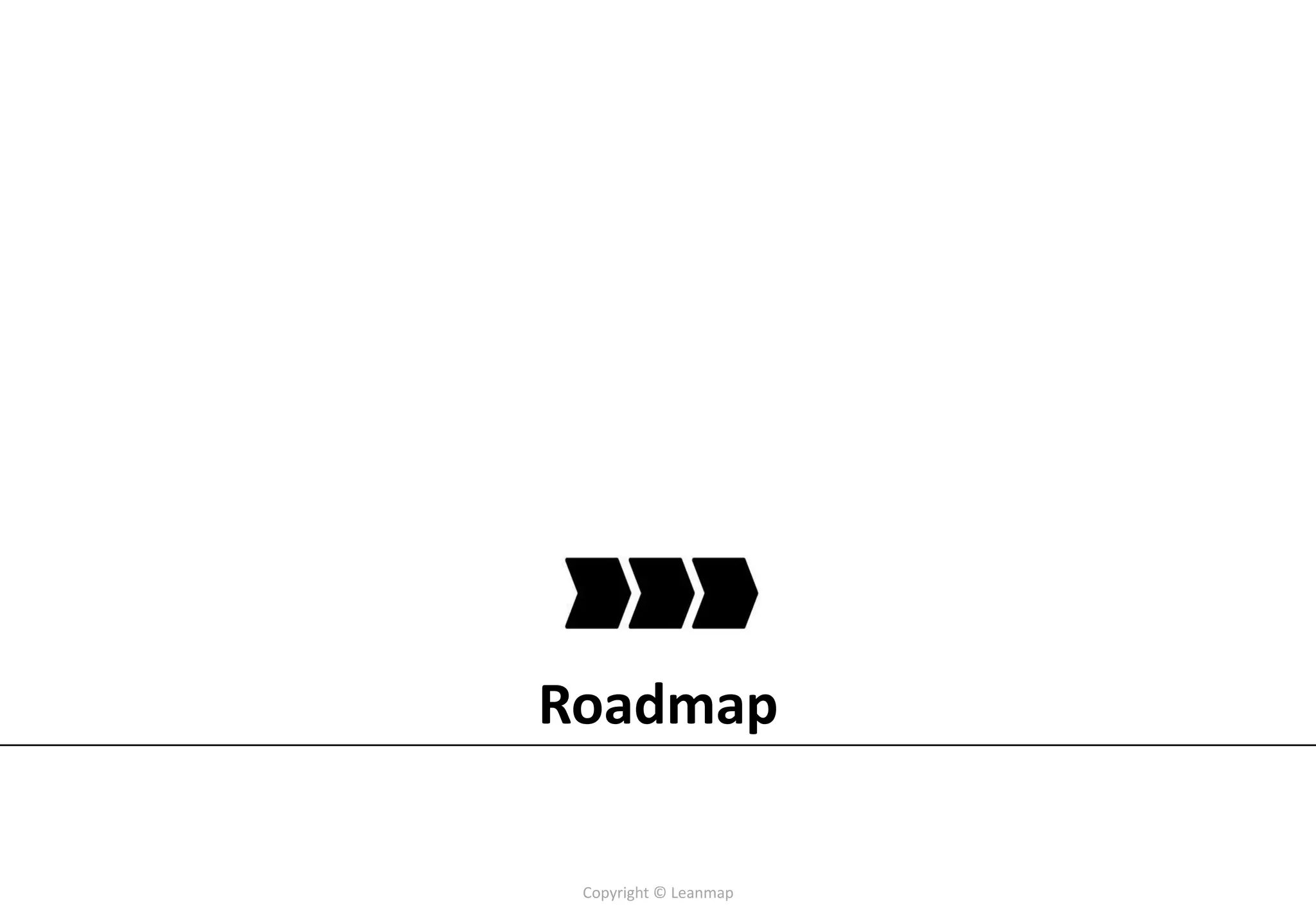 Roadmap
Copyright © Leanmap
 
