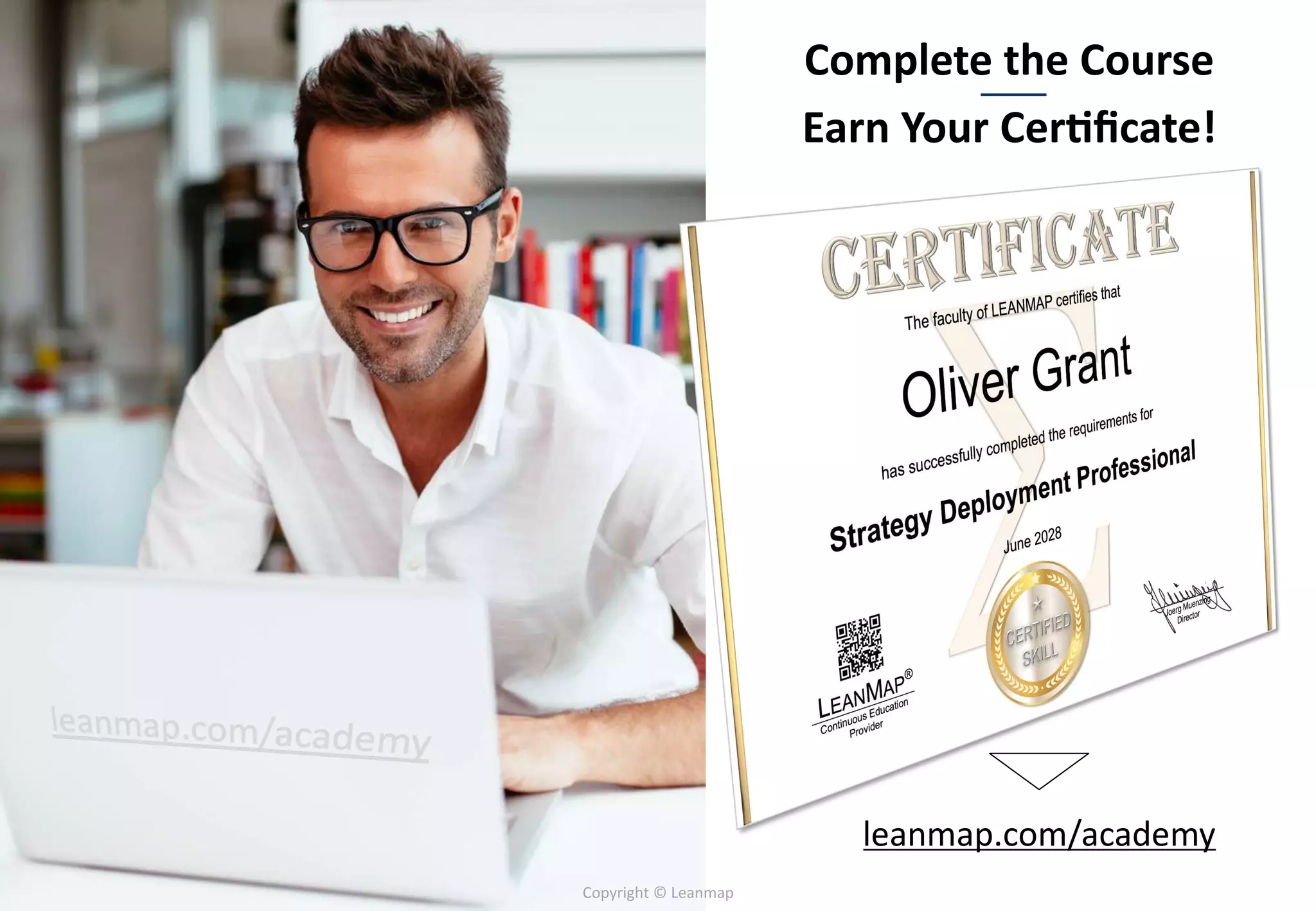 Complete the Course
Earn Your Cer1ﬁcate!
leanmap.com/academy
Copyright © Leanmap
 
