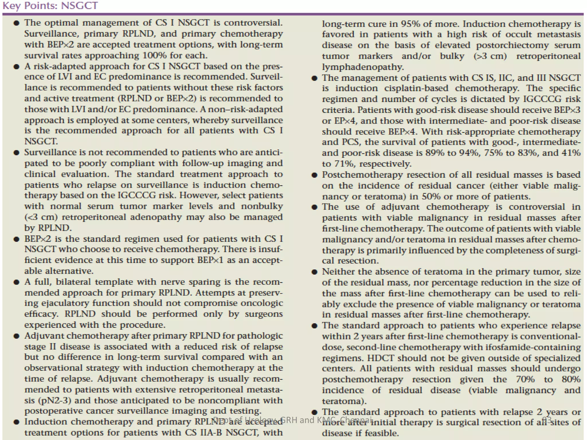 83
Dept of Urology, GRH and KMC, Chennai.
 