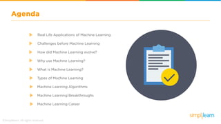 What is Machine Learning | Introduction to Machine Learning | Machine Learning Basics | Simplilearn