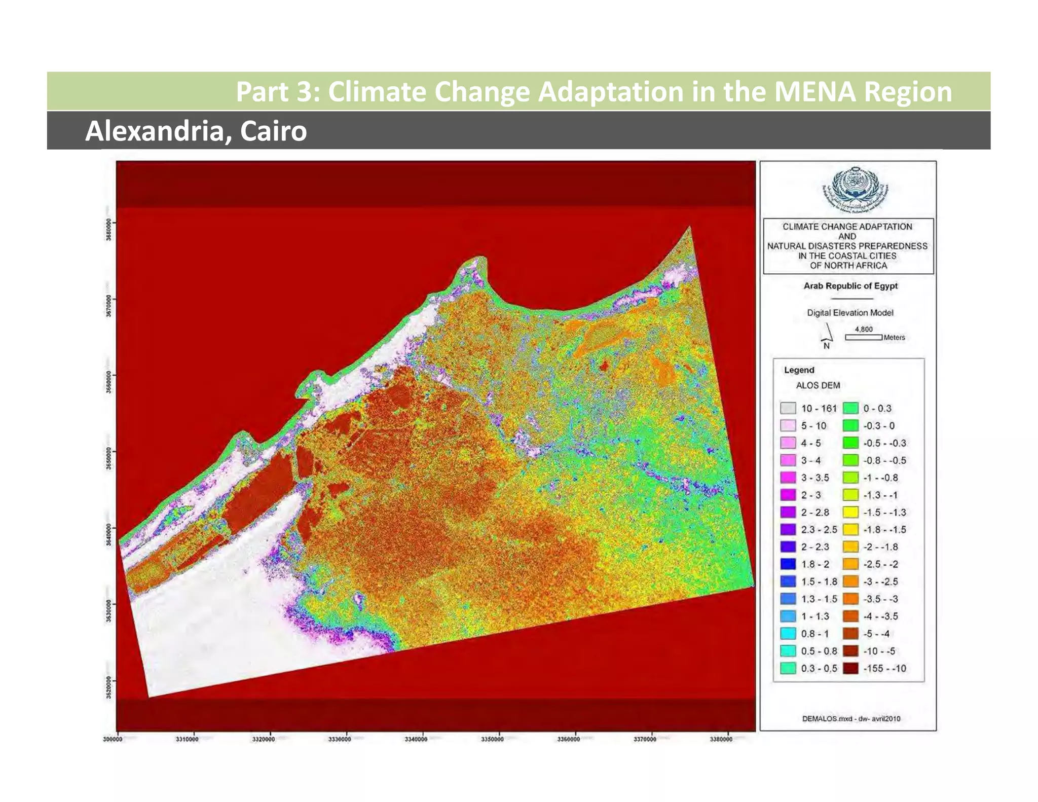 Part 3: Climate Change Adaptation in the MENA Region
Alexandria, Cairo
 