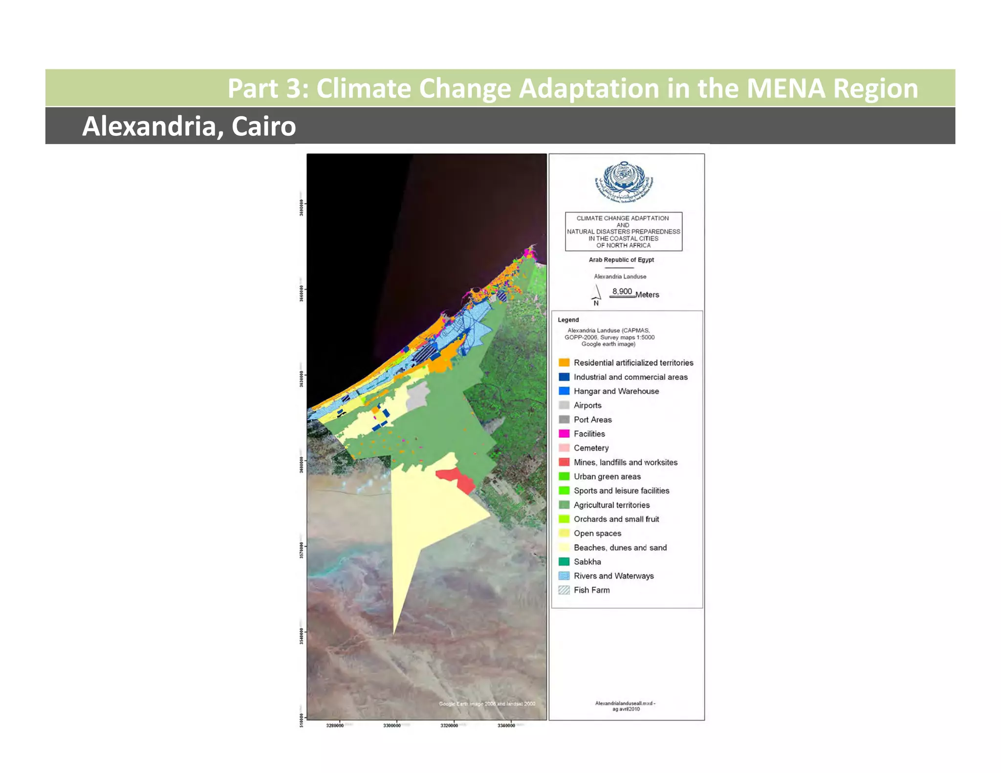 Part 3: Climate Change Adaptation in the MENA Region
Alexandria, Cairo
 