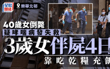 樂華北邨40歲女疑失救倒斃  3歲女伴屍4日  拍閘驚動街坊揭悲劇