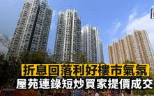 折息回落利好樓市氣氛 屋苑連錄短炒買家提價成交