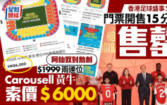 利物浦/阿仙奴/AC米蘭啟德門票 開賣15分鐘即售罄 黃牛網上湧現叫價$6000兩張飛
