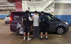 警九龍灣工廈掃毒拘32歲男 檢可卡因及太空油等 總值96萬元