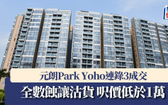 元朗Park Yoho連錄3成交 全數蝕讓沽貨 呎價低於1萬