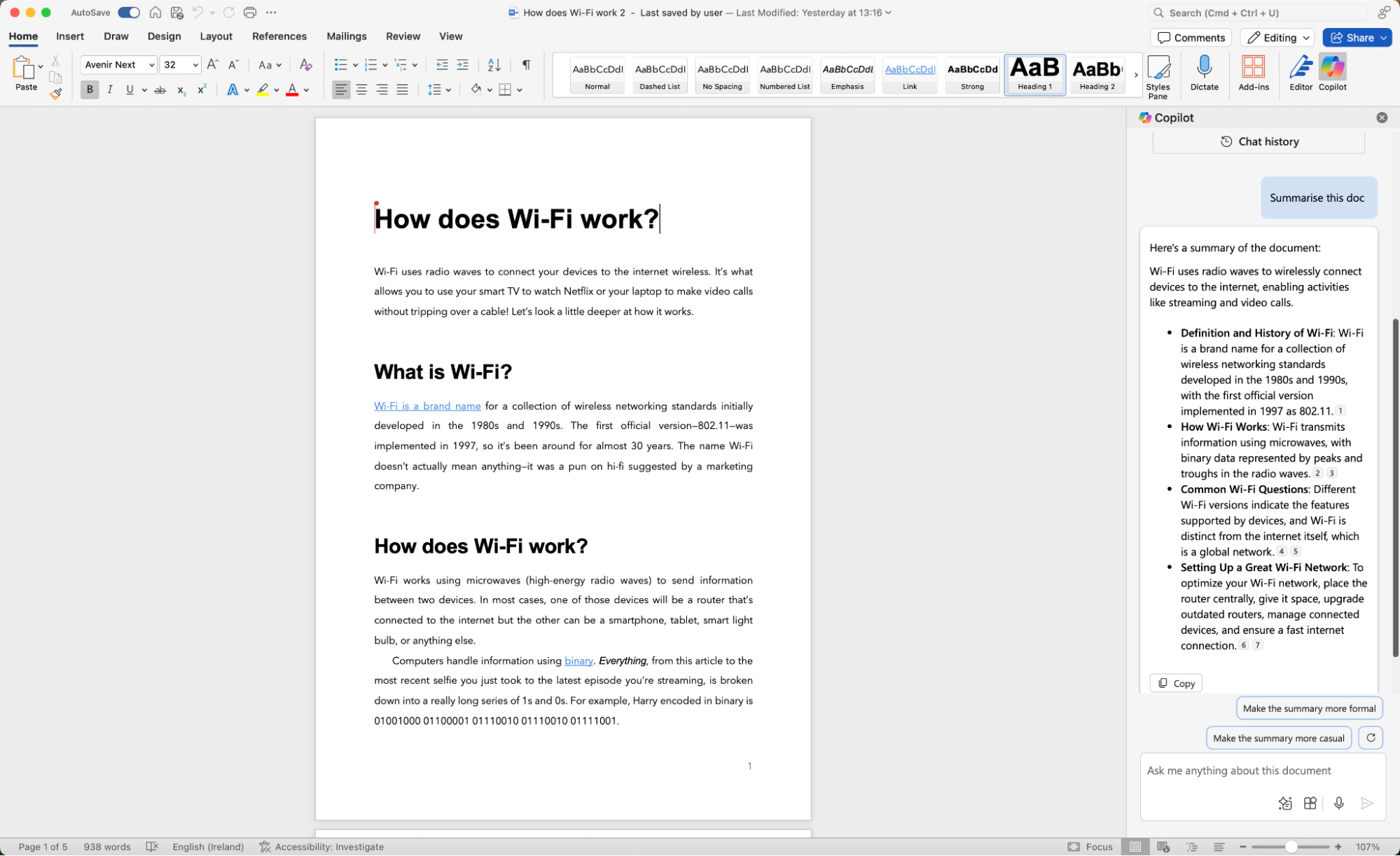 Microsoft Copilot in Word