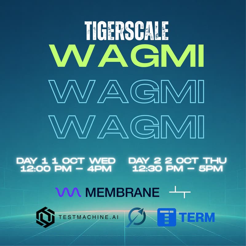 Cover Image for TigerScale WAGMI at Token2049