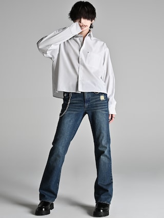 「ADRER(アドラー)のChunky Hybrid Loafer - +6.5cm - / チャンキーハイブリッドローファー(ローファー)」を使った、犬飼京 inukai keiさん(メンズ・183cm)の冬コーディネート