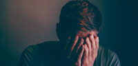 Anxiety, stress and emotional breakdown concept.

GettyImages-2210324486