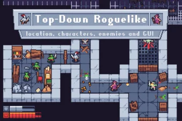 Free Top-Down Roguelike Game Kit Pixel Art Free Top-Down Roguelike Game Kit Pixel Art